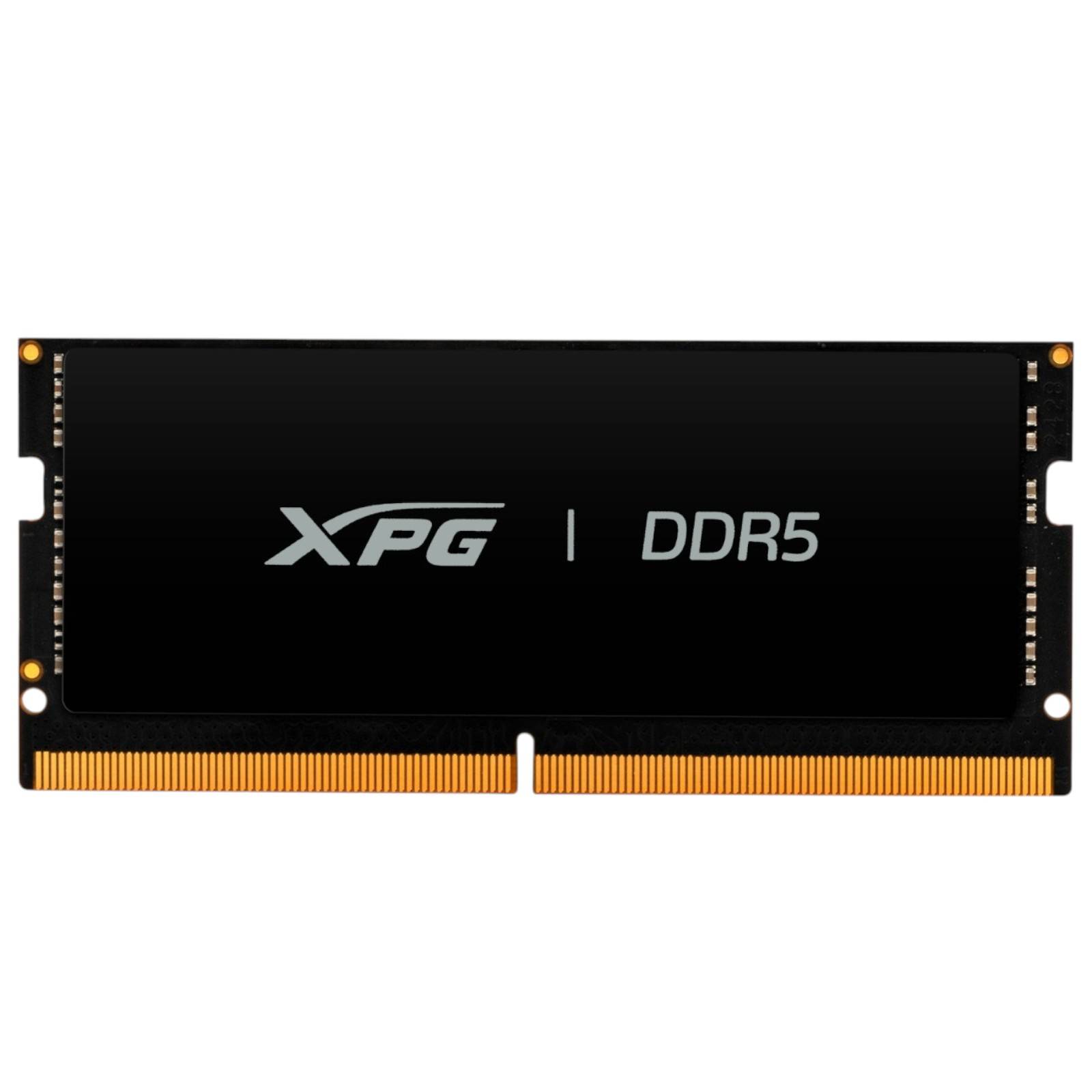 Memoria RAM ADATA XPG HUNTER - DDR5 16GB SODIMM 5600MT/s. Disipador NEGRO. AX5S5600C4616G-SBHT Memoria RAM ADATA XPG HUNTER - DDR5 16GB SODIMM 5600MT/s. Disipador NEGRO. AX5S5600C4616G-SBHT